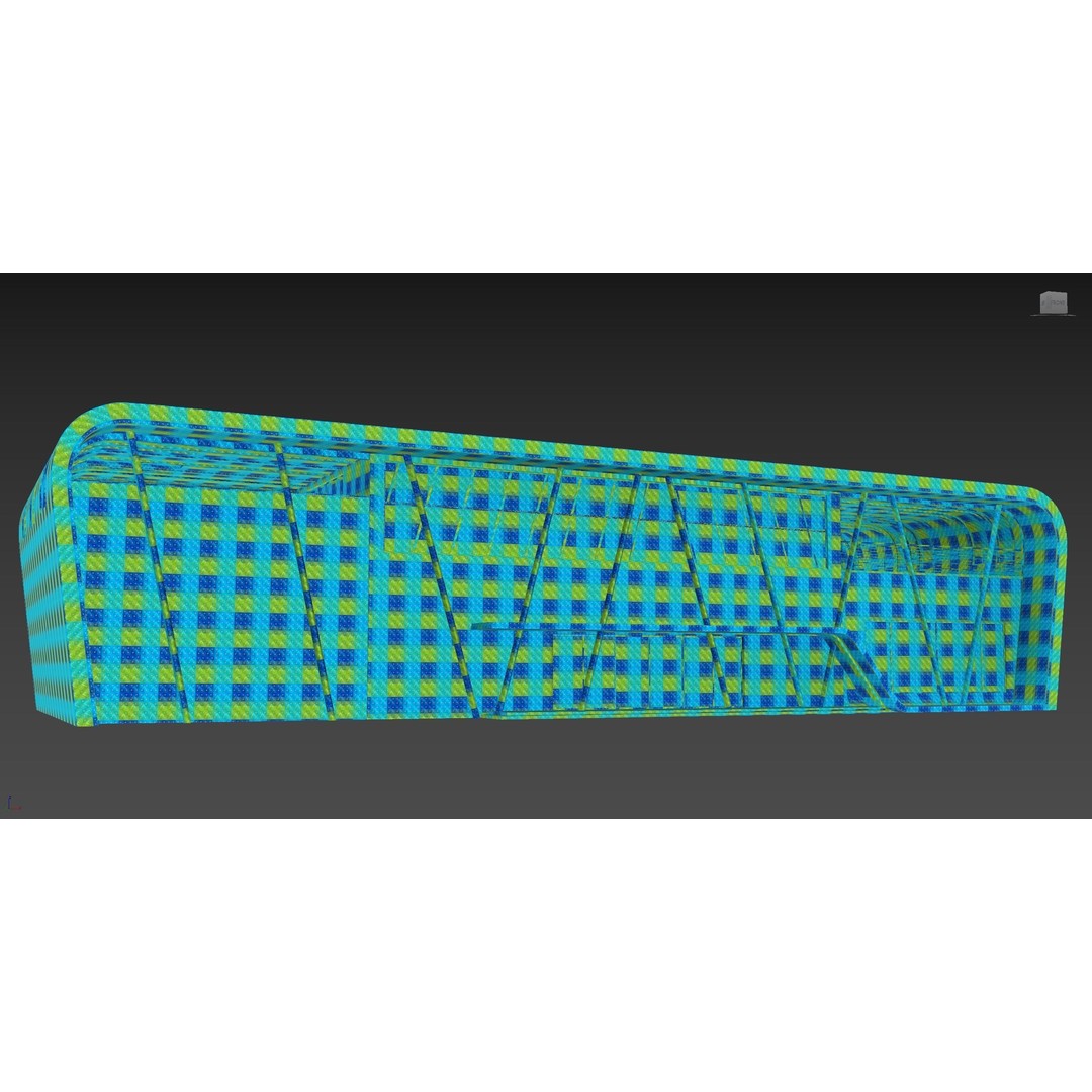 Modern Building 3D Model – PBR Textures, FBX, Blender, Game Ready - View 14