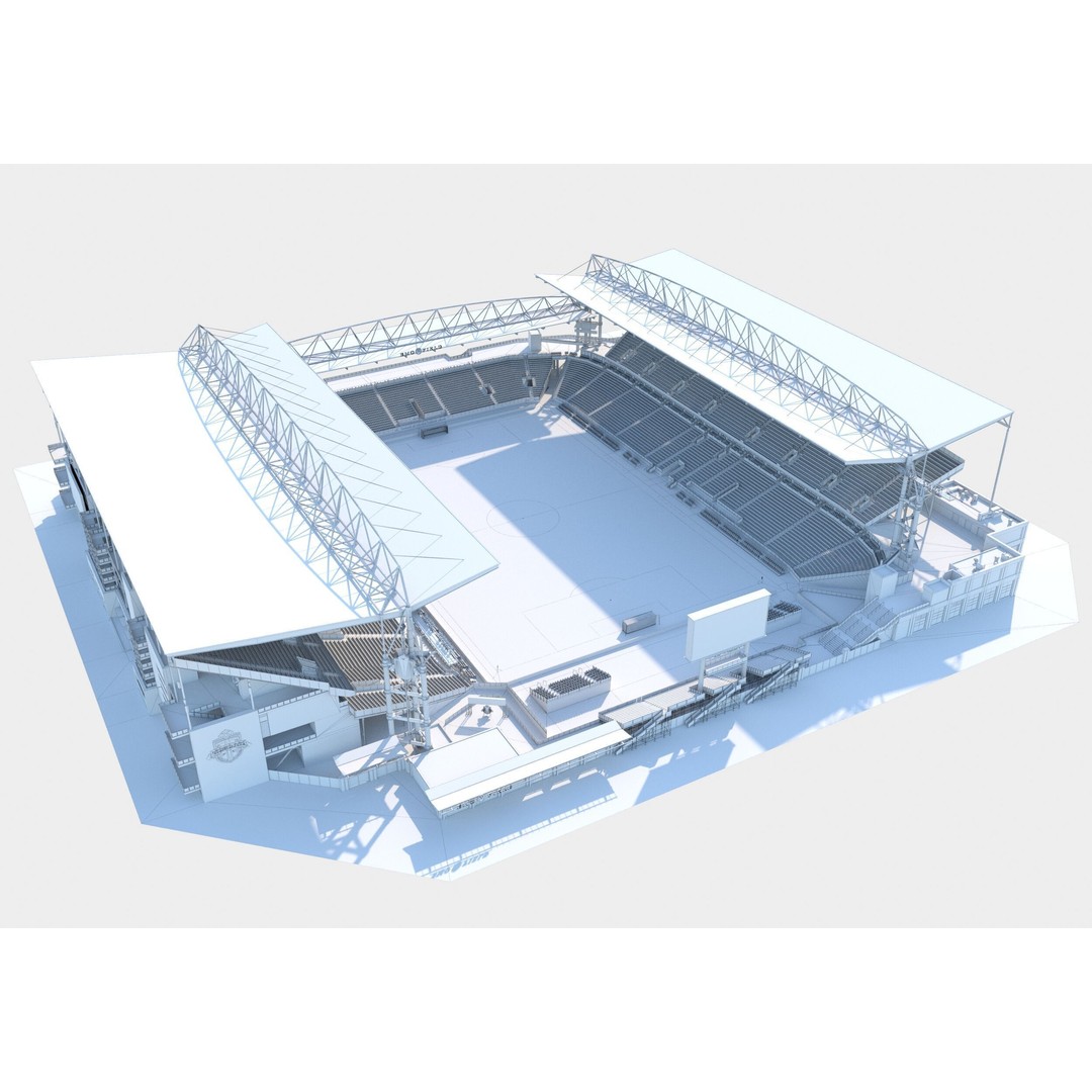 BMO Field 3D Model – Realistic Stadium Asset, FBX, OBJ - View 14