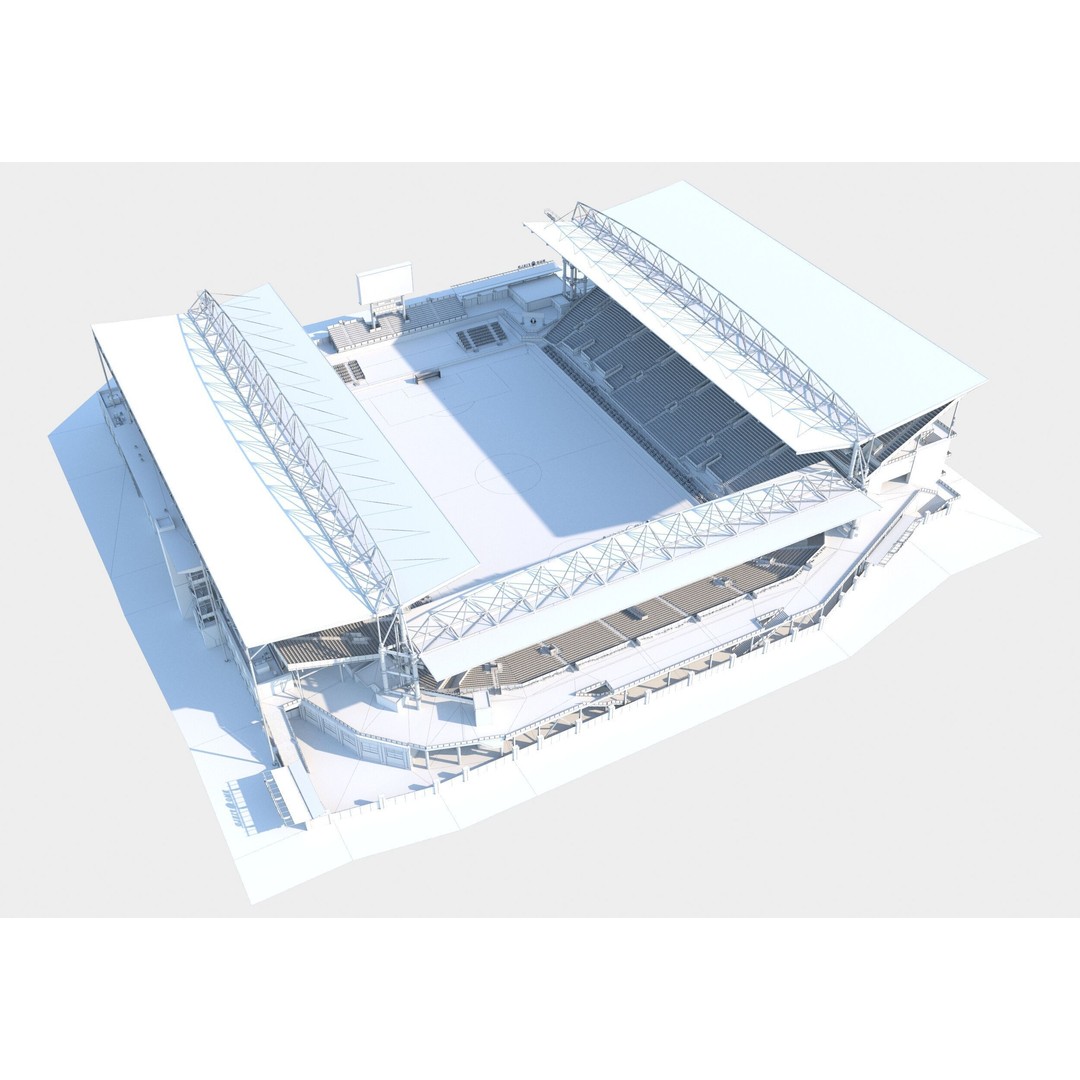 BMO Field 3D Model – Realistic Stadium Asset, FBX, OBJ - View 15