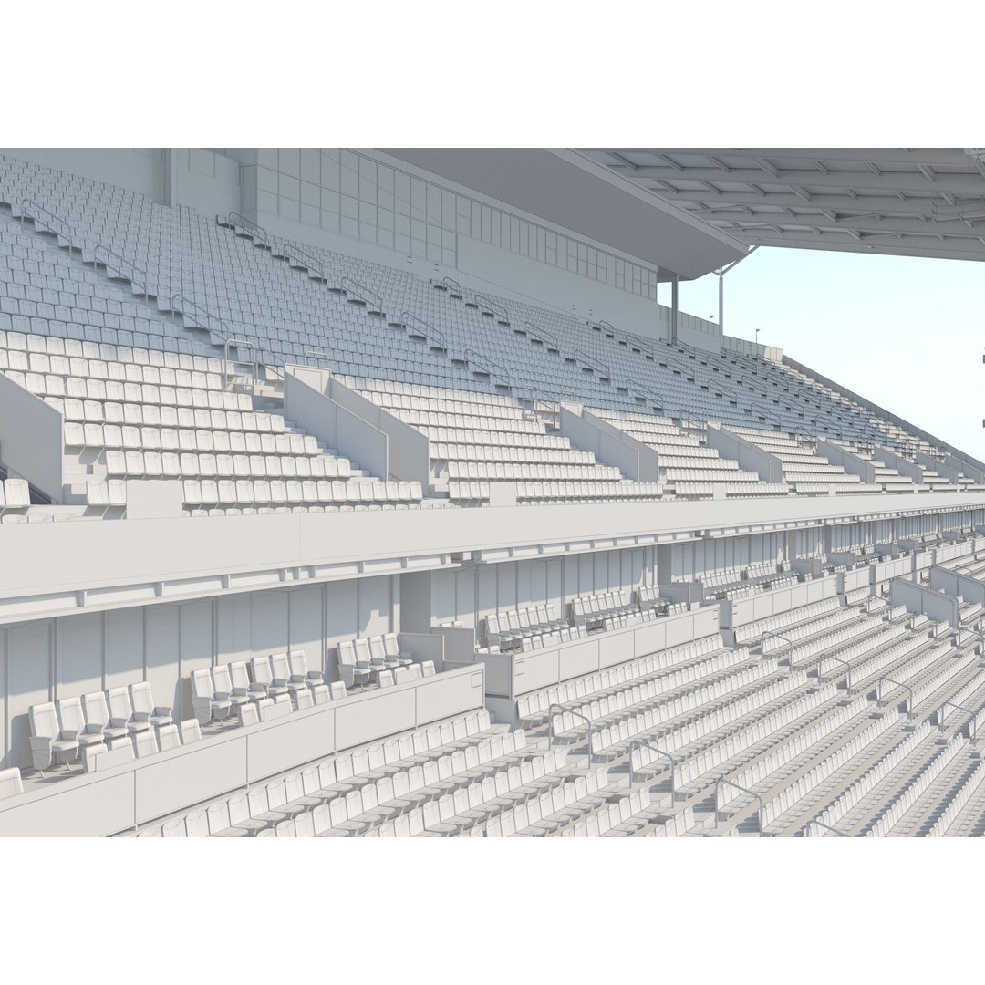 BMO Field 3D Model – Realistic Stadium Asset, FBX, OBJ - View 23