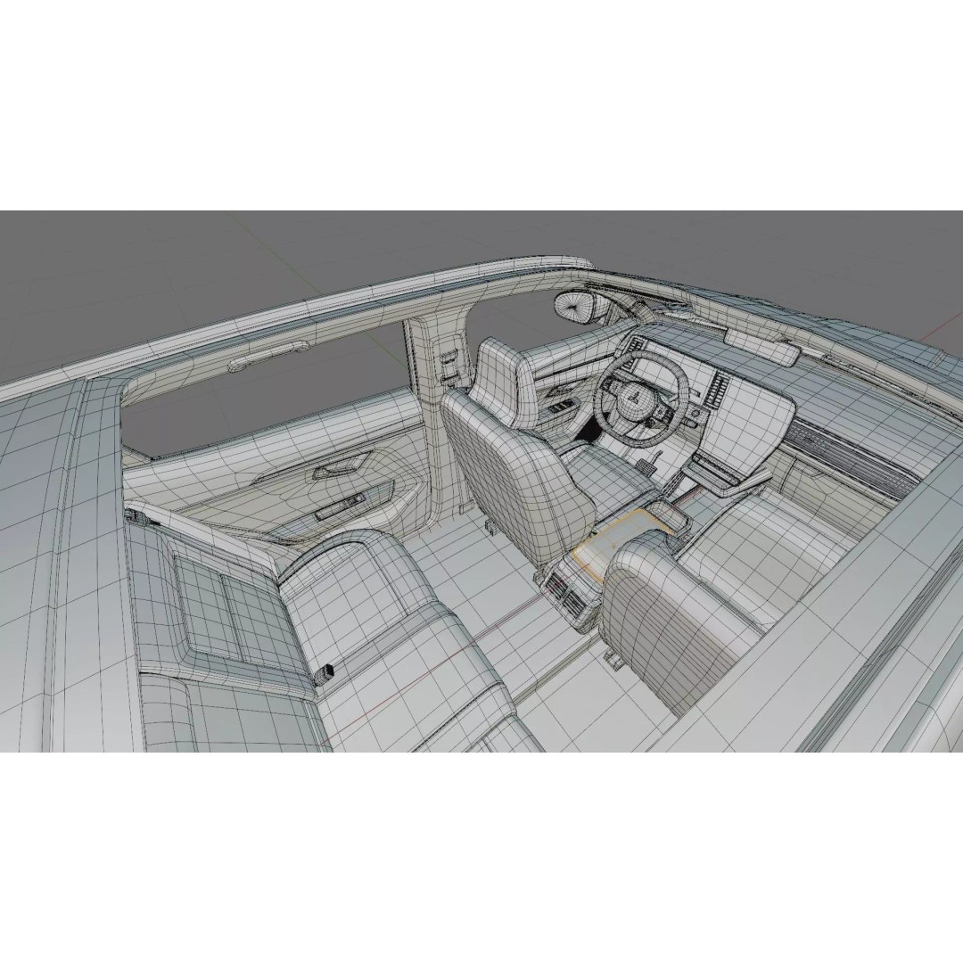 Mitsubishi Eclipse Cross EV 2026 3D Model – High Poly Realistic SUV, FBX, OBJ