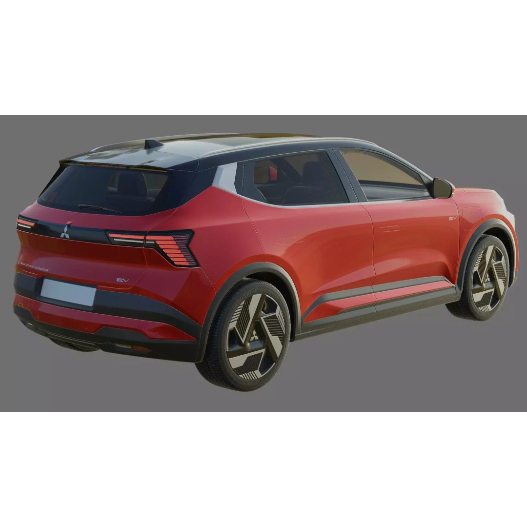 Mitsubishi Eclipse Cross EV 2026 3D Model – High Poly Realistic SUV, FBX, OBJ - View 22