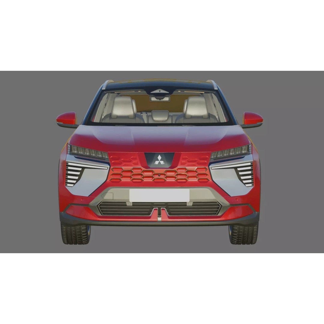 Mitsubishi Eclipse Cross EV 2026 3D Model – High Poly Realistic SUV, FBX, OBJ - View 23