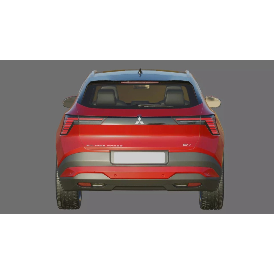 Mitsubishi Eclipse Cross EV 2026 3D Model – High Poly Realistic SUV, FBX, OBJ - View 24