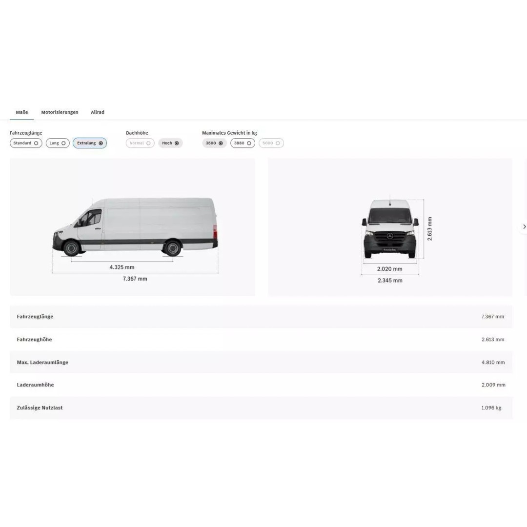 Mercedes Sprinter 3D Model – Detailed Extra Long High Roof Van, FBX - View 34