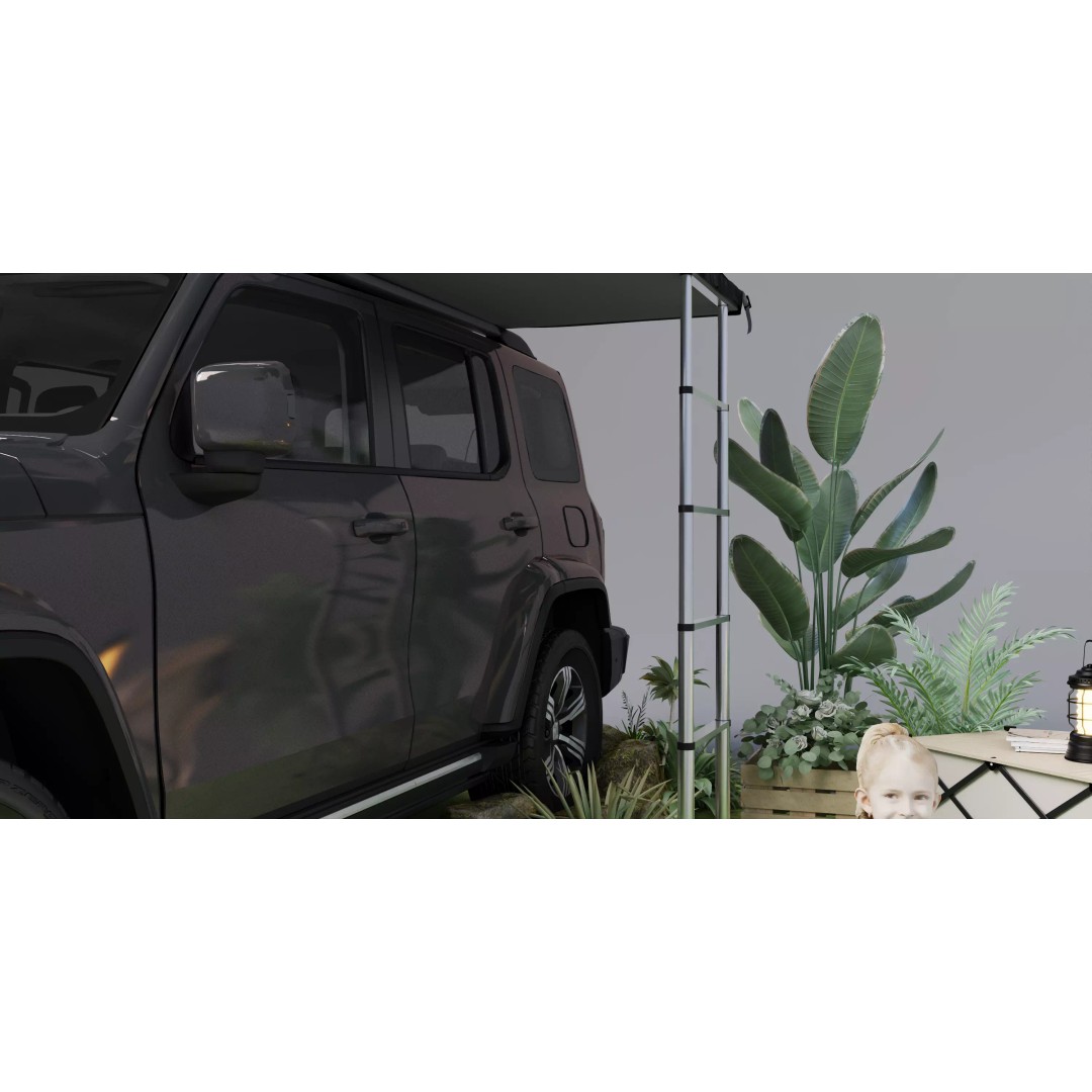 Car Tent 3D Model – Foldable Outdoor Shelter, FBX, OBJ - View 10