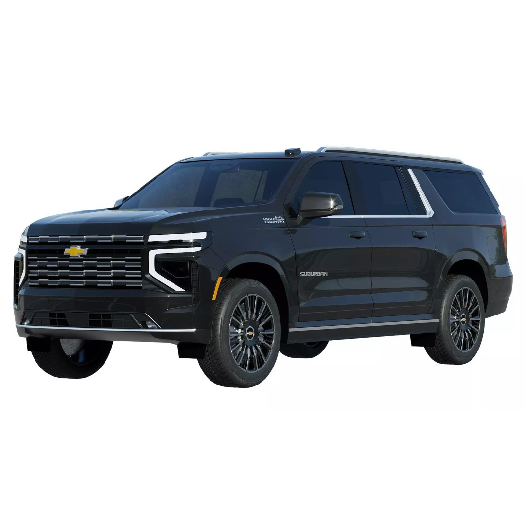 Chevrolet Suburban 2024 3D Model – High Poly Game Asset, FBX - View 2