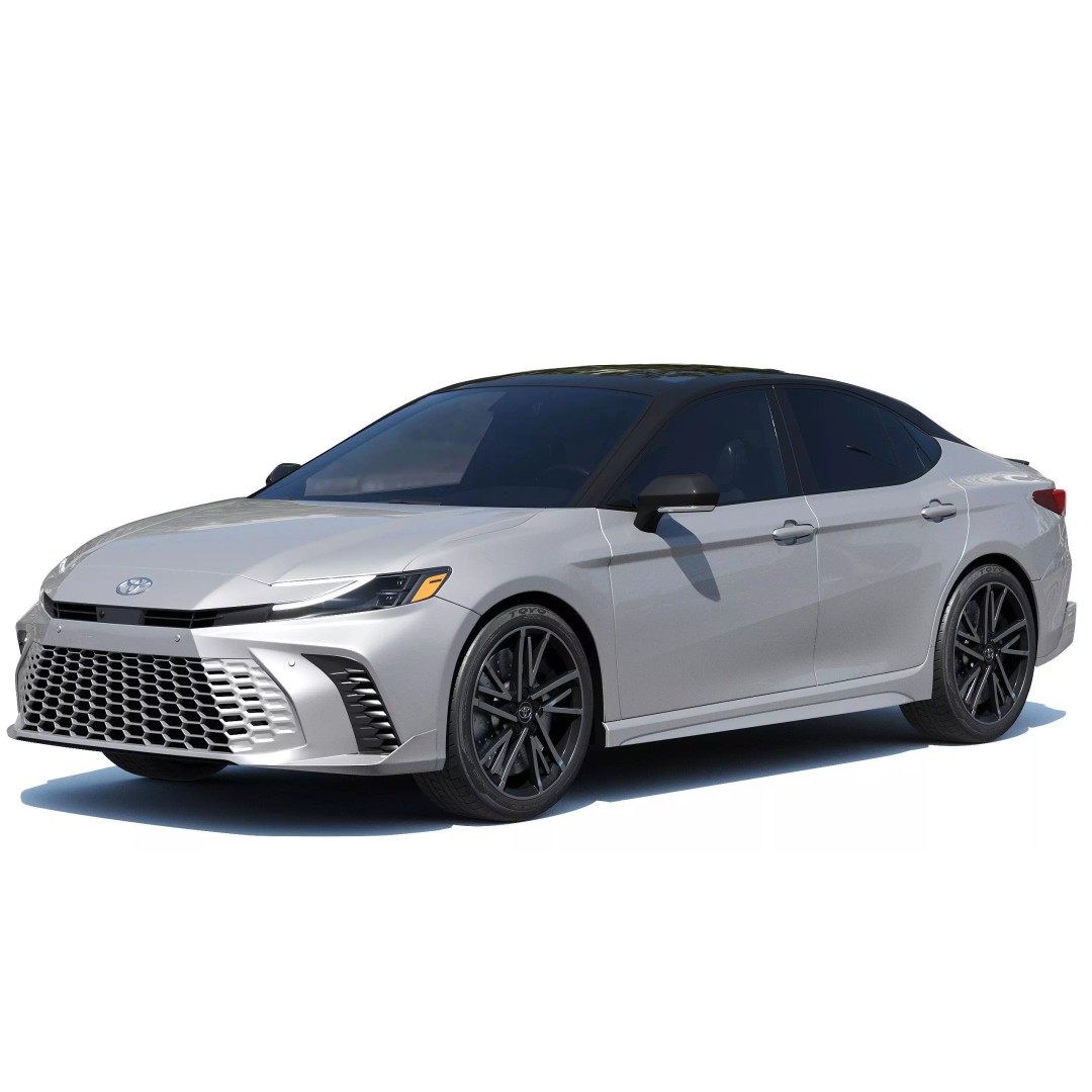 Toyota Camry Hybrid 2025 3D Model – PBR Game-Ready FBX Asset - View 2