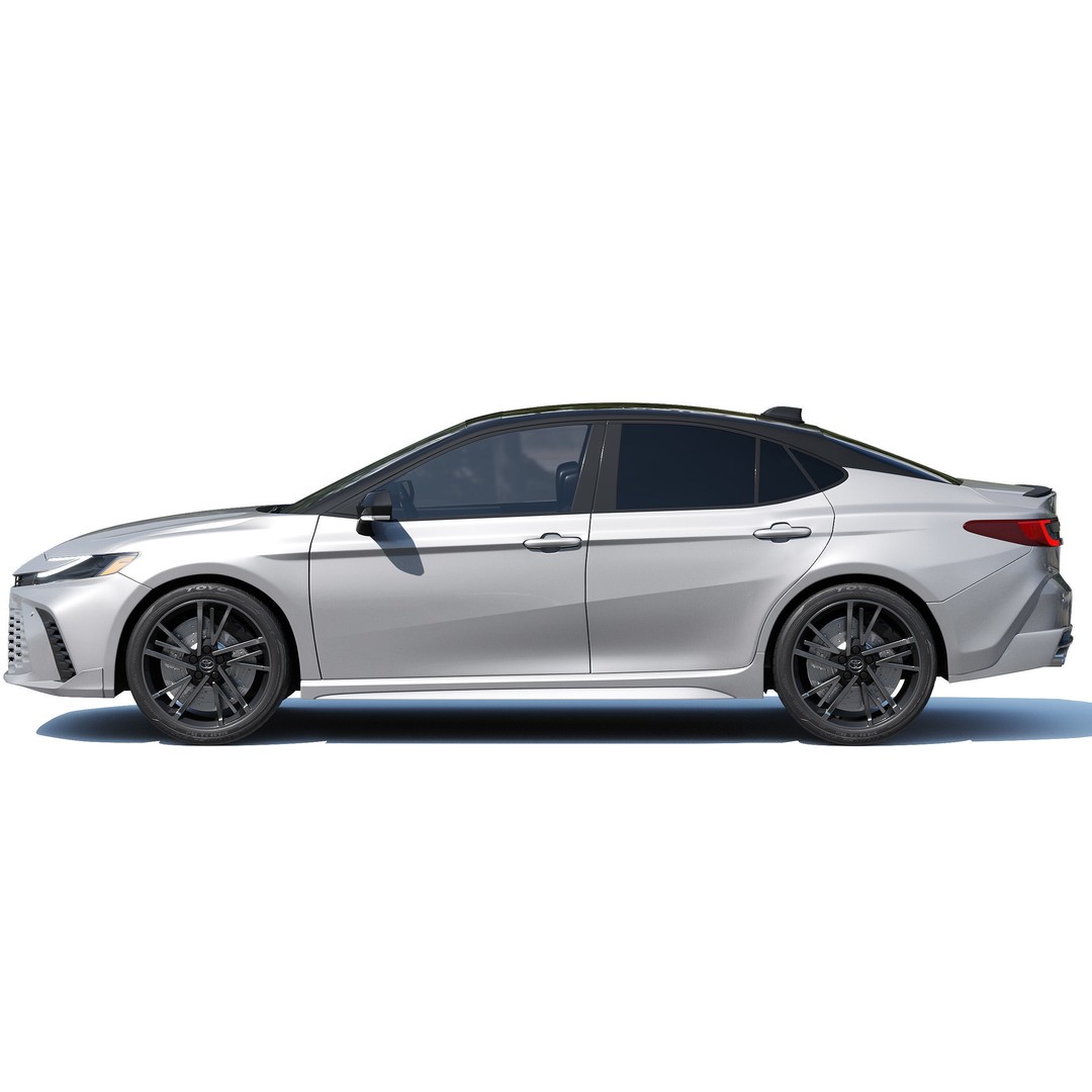 Toyota Camry Hybrid 2025 3D Model – PBR Game-Ready FBX Asset - View 4