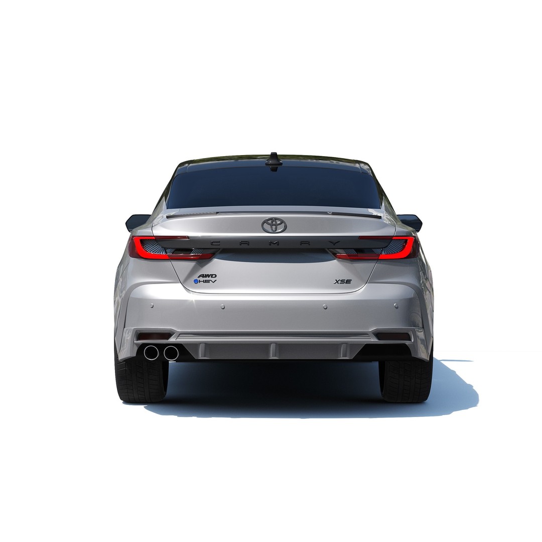 Toyota Camry Hybrid 2025 3D Model – PBR Game-Ready FBX Asset - View 6