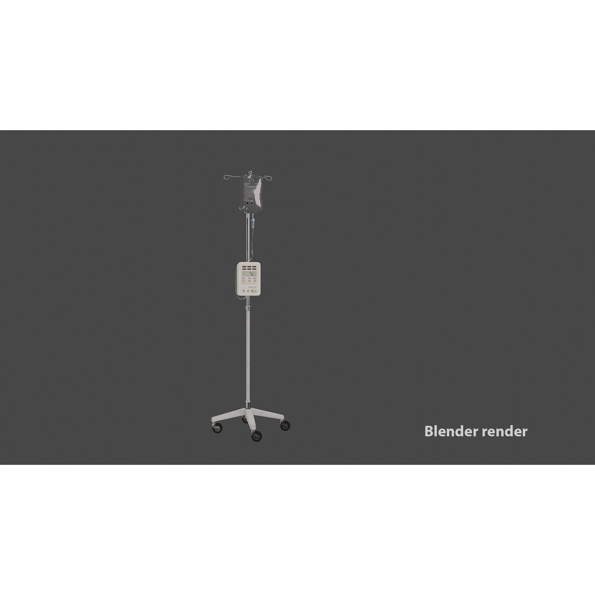 Hospital Dripping - Low-Poly Game-Ready 3D Model - View 14