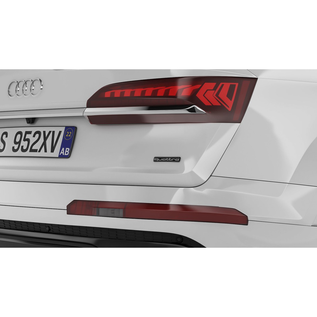 Audi Q7 TFSI 2020 3D Model – High Poly Game Asset, FBX & OBJ - View 10