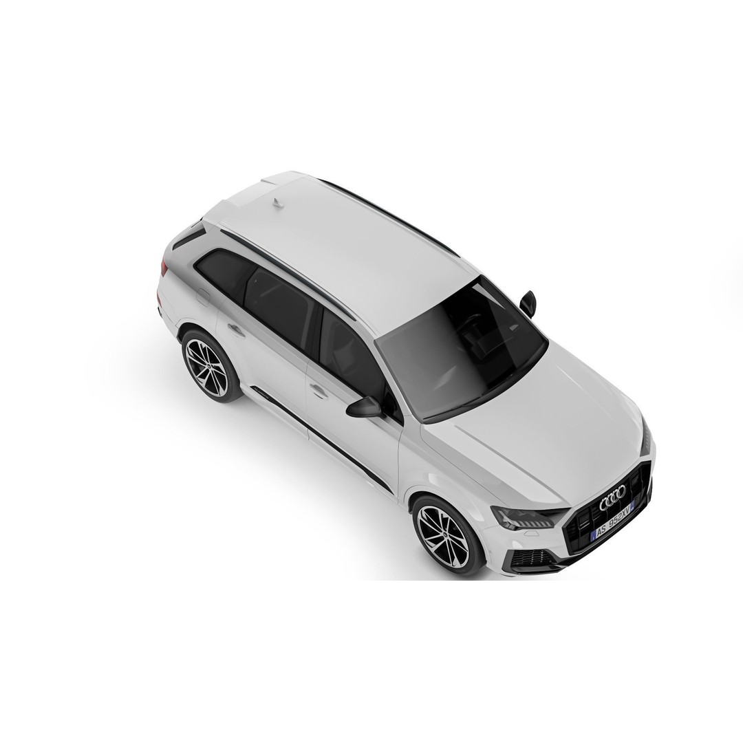 Audi Q7 TFSI 2020 3D Model – High Poly Game Asset, FBX & OBJ - View 12
