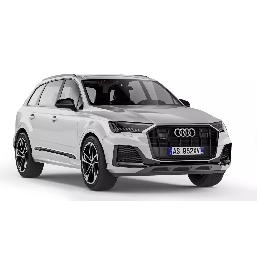 Audi Q7 TFSI 2020 3D Model – High Poly Game Asset, FBX & OBJ - View 2