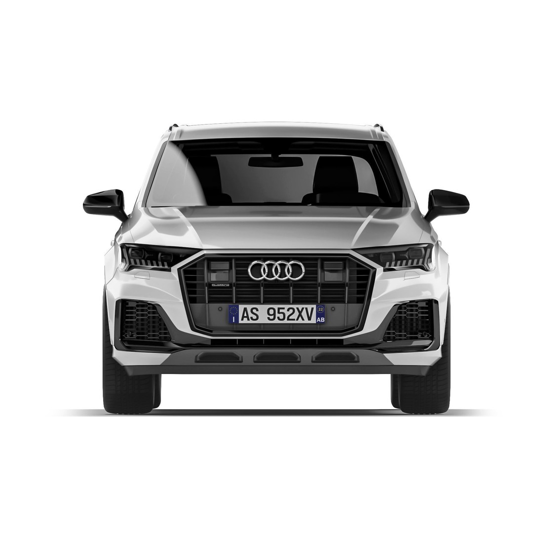 Audi Q7 TFSI 2020 3D Model – High Poly Game Asset, FBX & OBJ - View 3