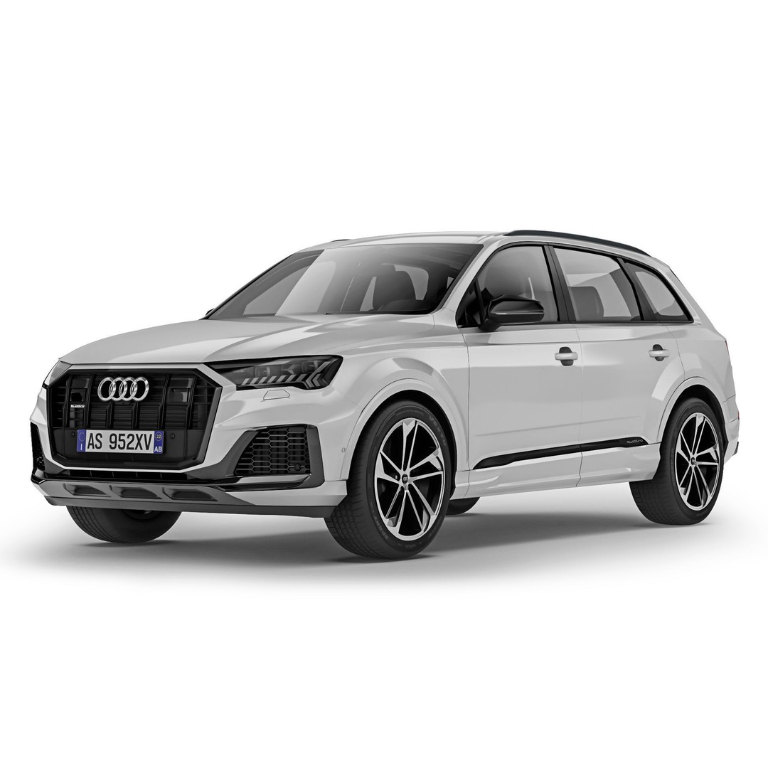 Audi Q7 TFSI 2020 3D Model – High Poly Game Asset, FBX & OBJ - View 4