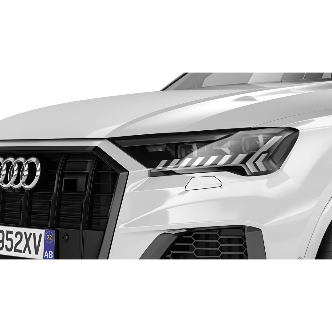 Audi Q7 TFSI 2020 3D Model – High Poly Game Asset, FBX & OBJ - View 5