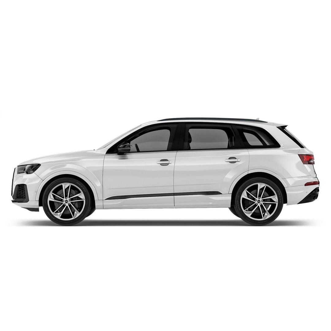 Audi Q7 TFSI 2020 3D Model – High Poly Game Asset, FBX & OBJ - View 6