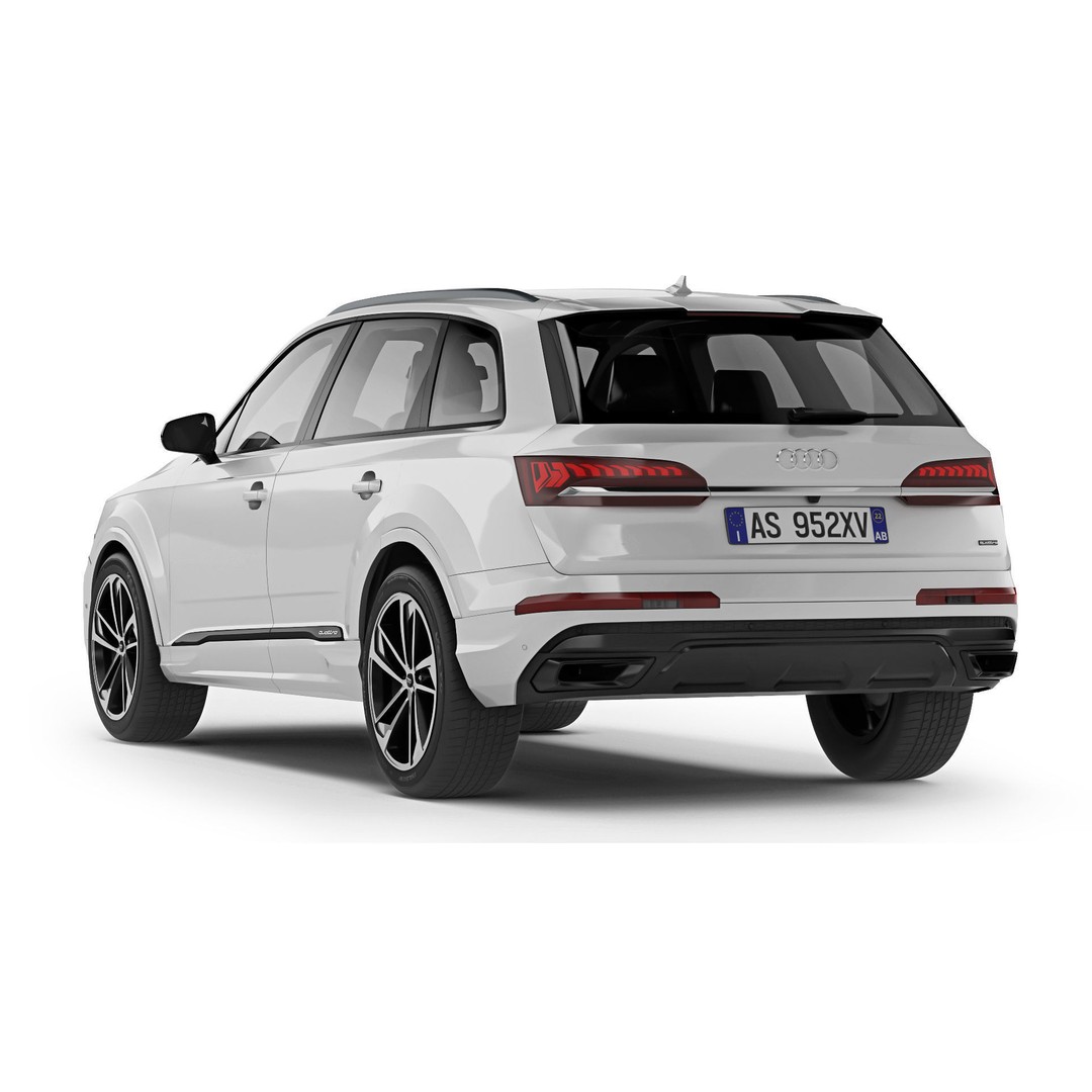 Audi Q7 TFSI 2020 3D Model – High Poly Game Asset, FBX & OBJ - View 7