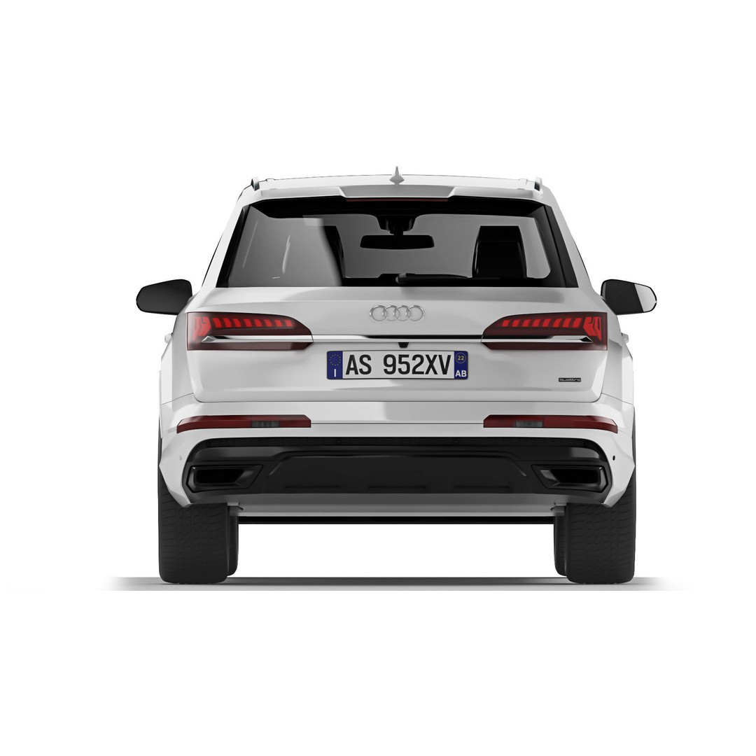 Audi Q7 TFSI 2020 3D Model – High Poly Game Asset, FBX & OBJ - View 8
