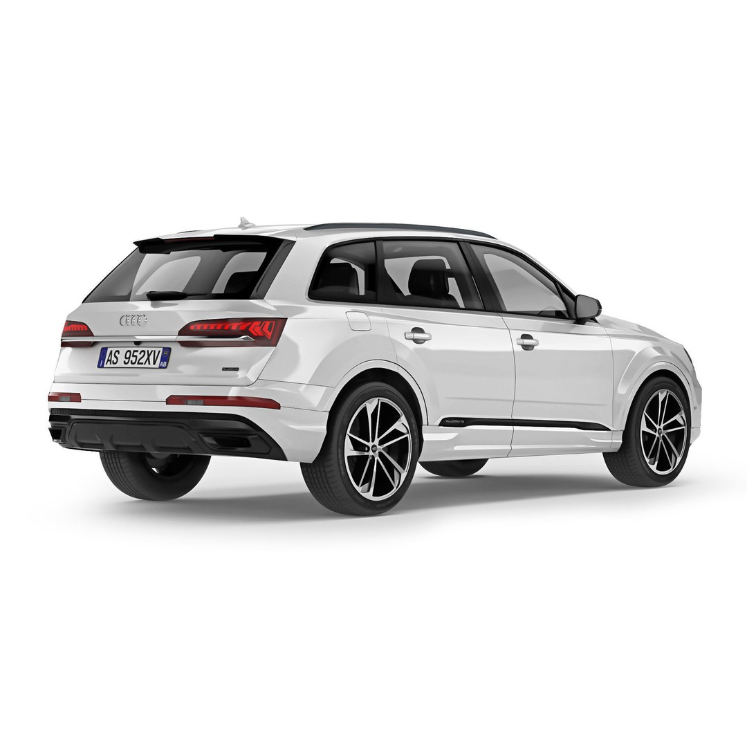 Audi Q7 TFSI 2020 3D Model – High Poly Game Asset, FBX & OBJ - View 9