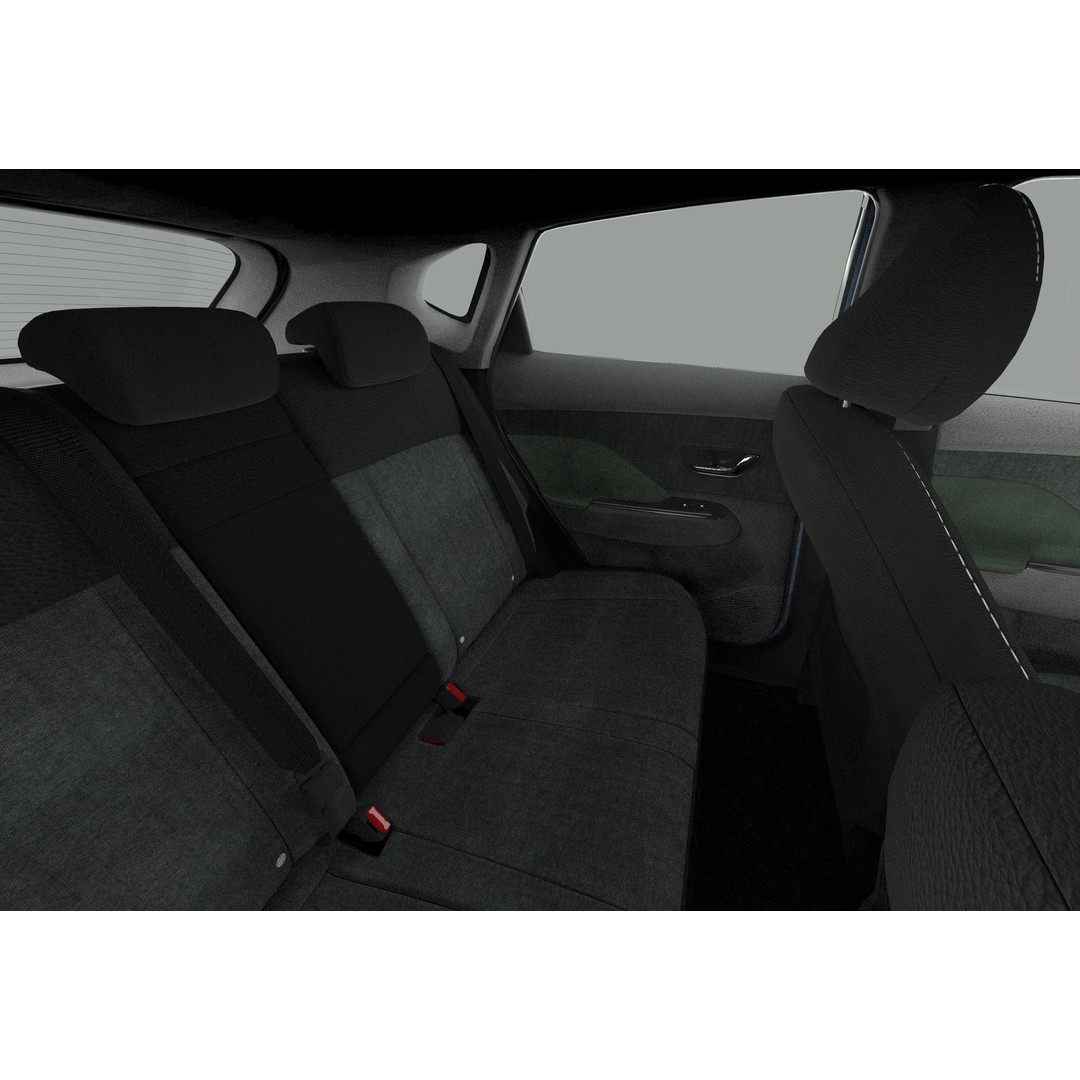 Hyundai Kona EV 2024 3D Model – High Poly Interior, FBX, OBJ - View 22