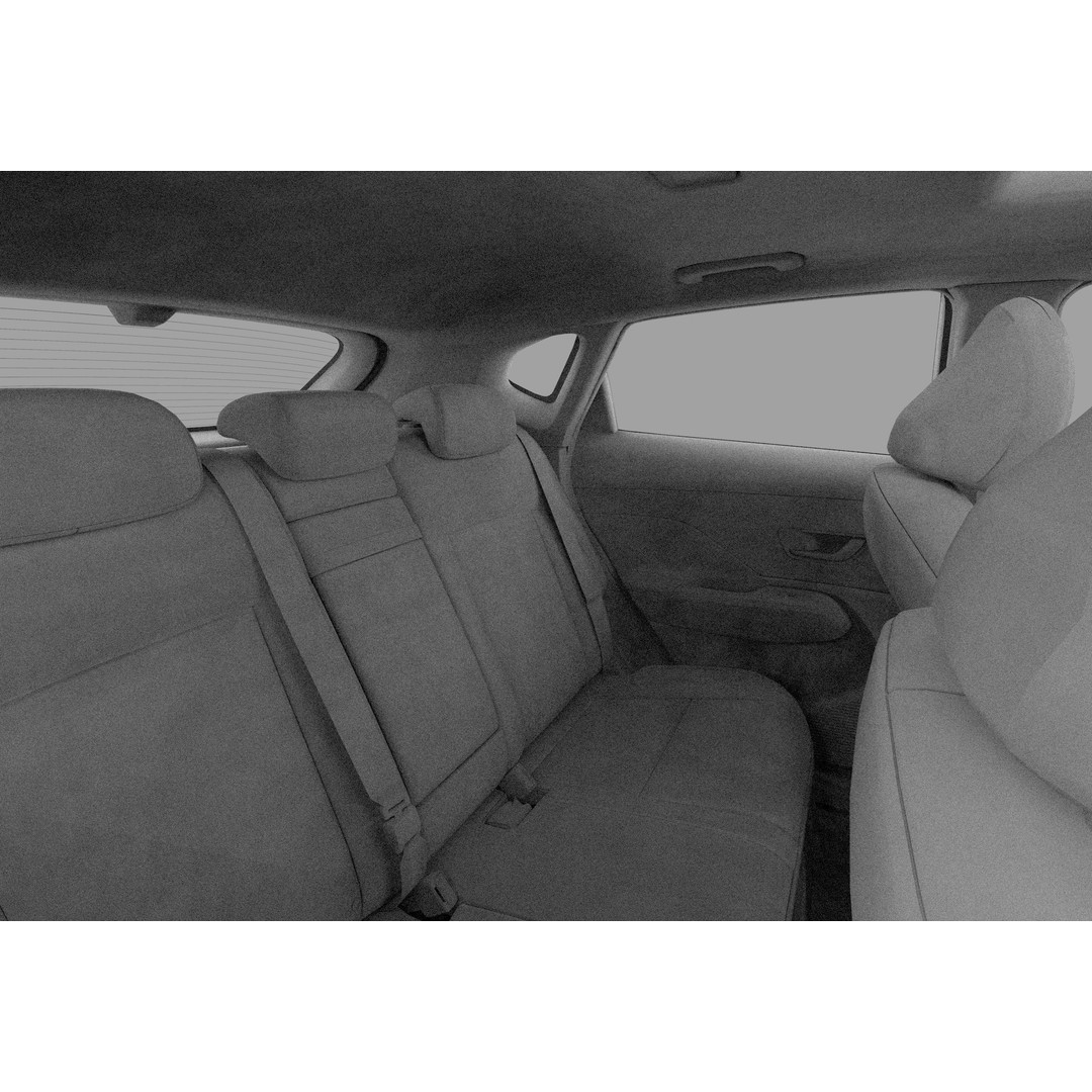 Hyundai Kona EV 2024 3D Model – High Poly Interior, FBX, OBJ - View 29