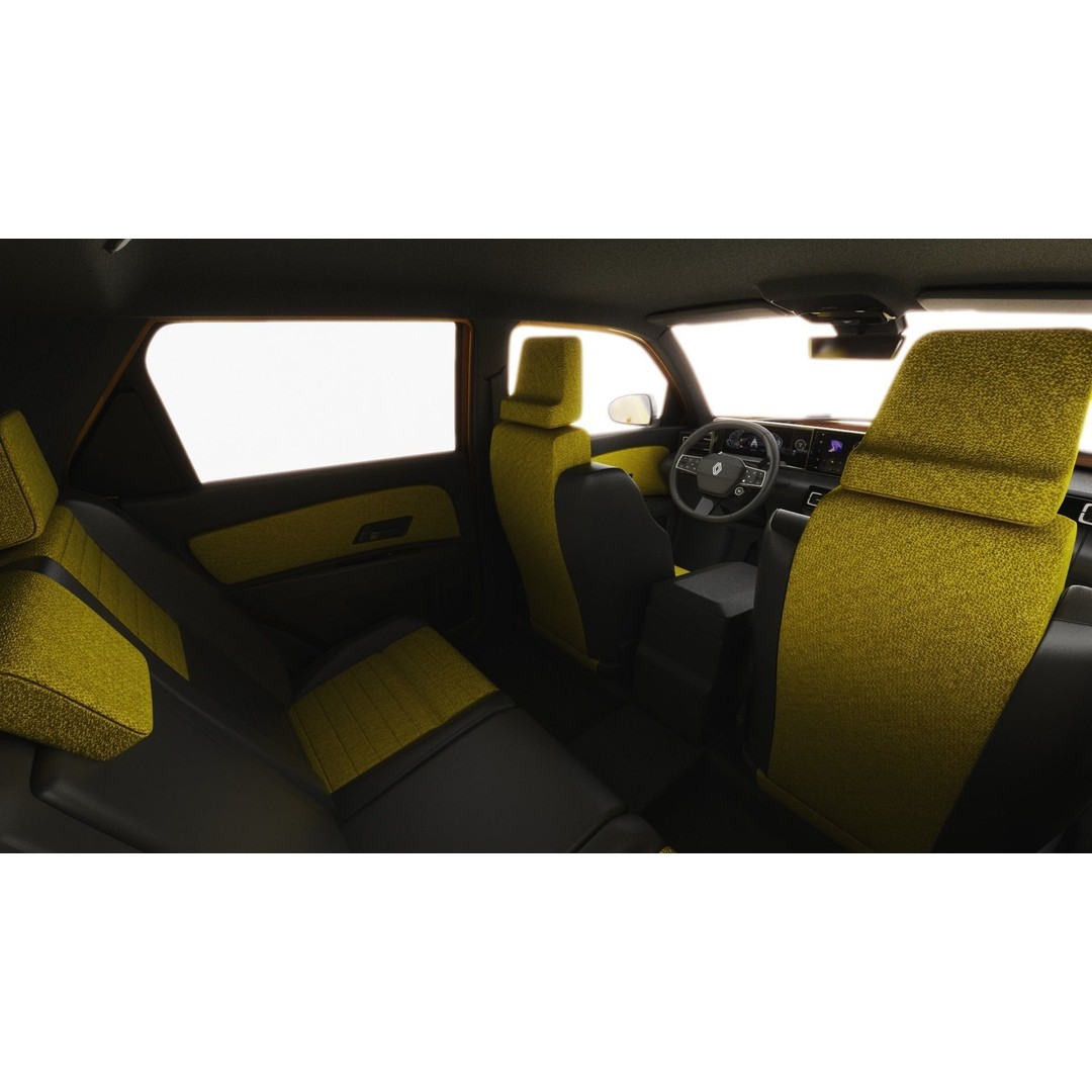 Renault 5 E-Tech 2025 3D Model – High Poly Game-Ready Asset, FBX & OBJ - View 17