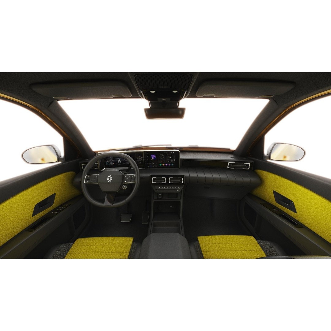 Renault 5 E-Tech 2025 3D Model – High Poly Game-Ready Asset, FBX & OBJ - View 18
