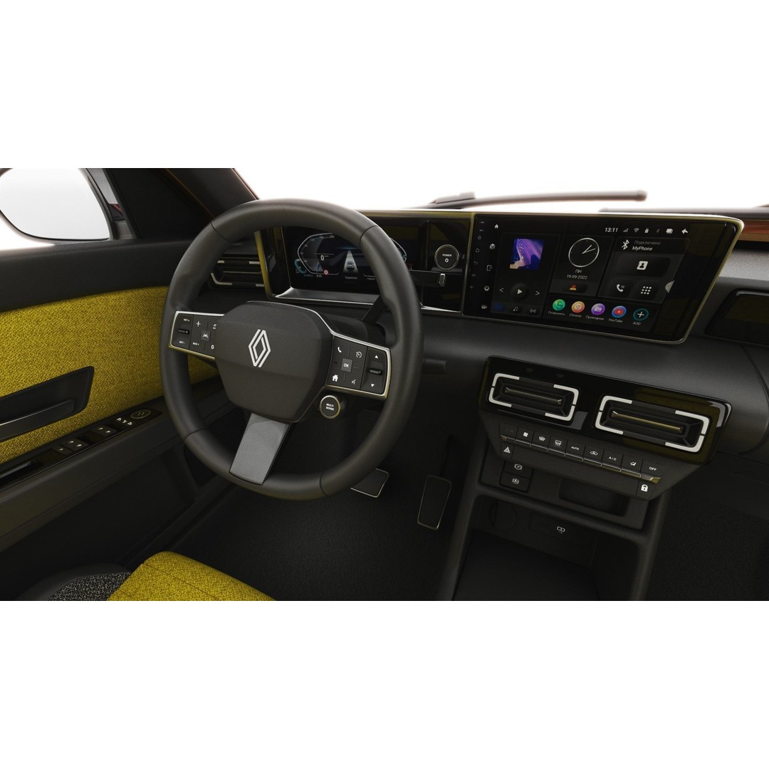 Renault 5 E-Tech 2025 3D Model – High Poly Game-Ready Asset, FBX & OBJ - View 19