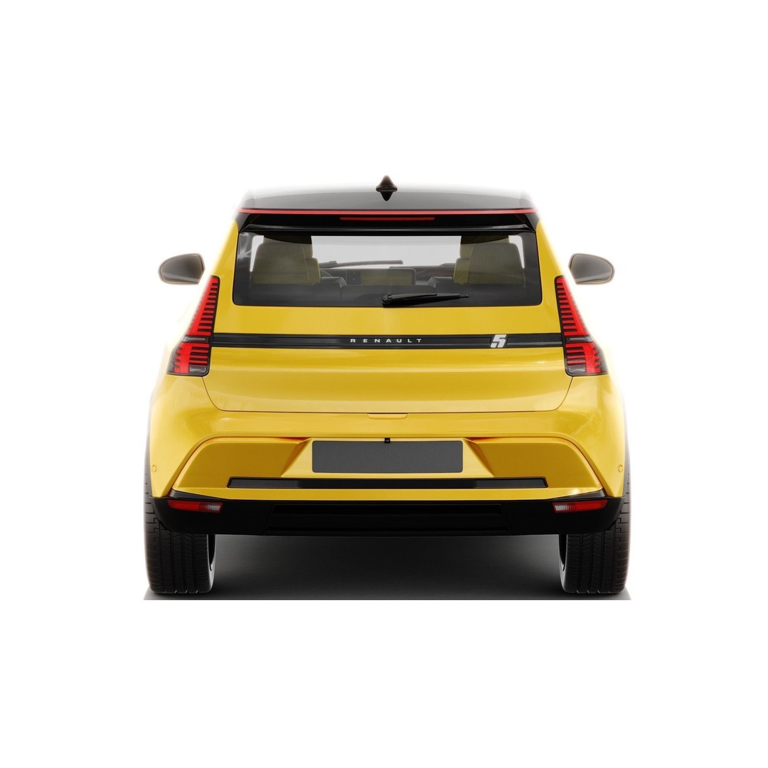 Renault 5 E-Tech 2025 3D Model – High Poly Game-Ready Asset, FBX & OBJ - View 7