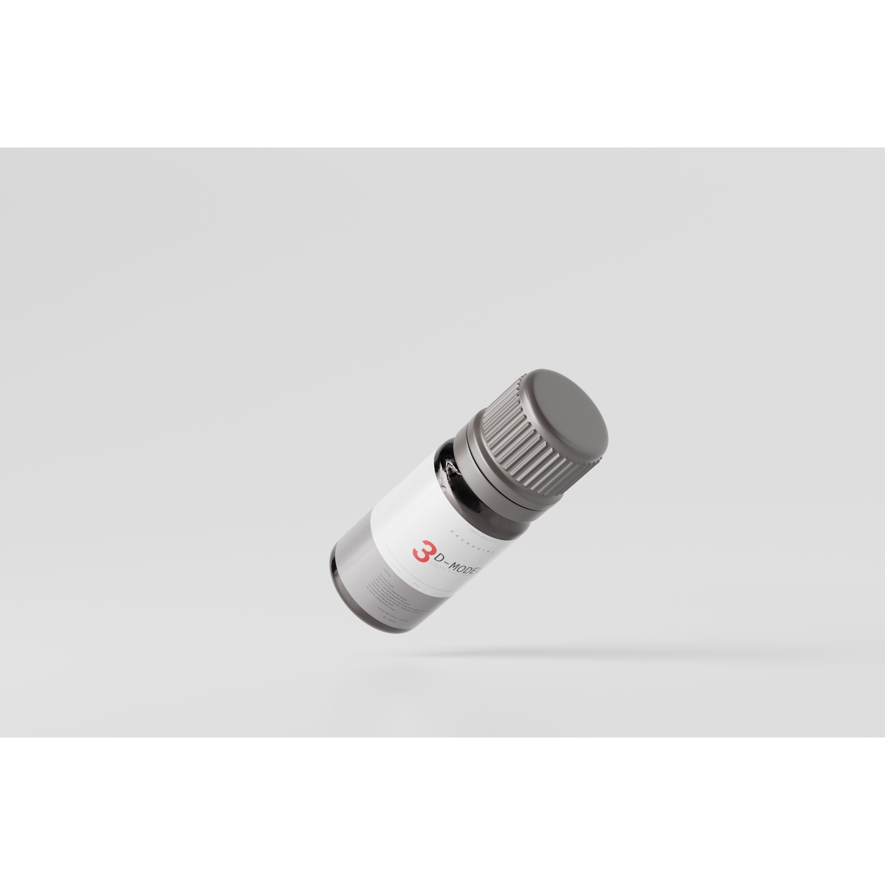 Medicine Bottle - Low-Poly Game-Ready 3D Model - View 6