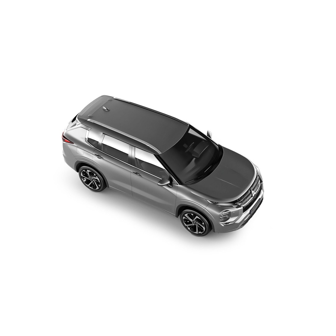 Mitsubishi Outlander 2022 3D Model – High Poly Car Asset, FBX, OBJ - View 12