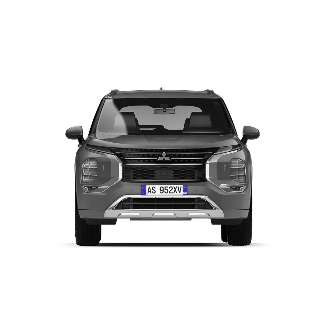 Mitsubishi Outlander 2022 3D Model – High Poly Car Asset, FBX, OBJ - View 3