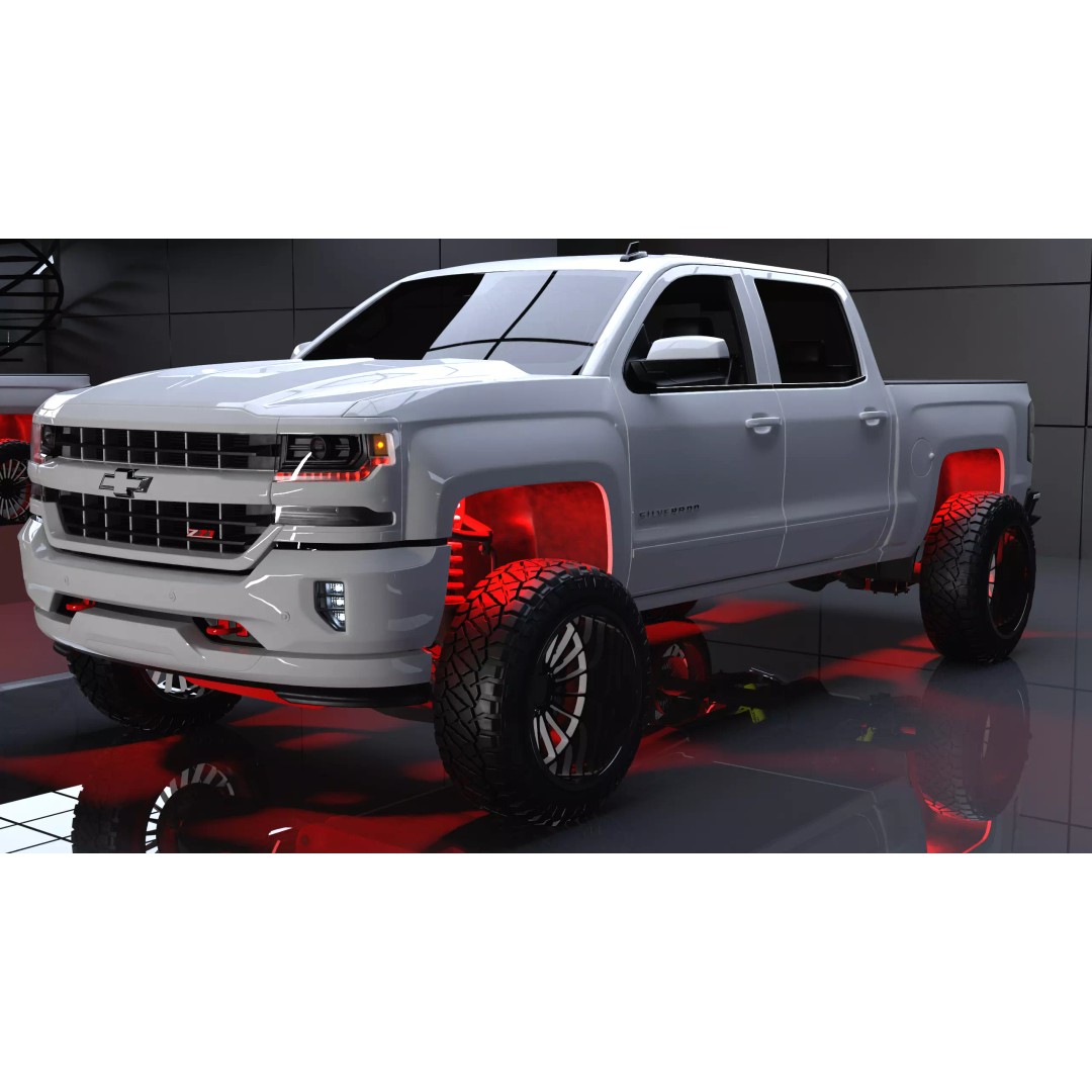 Chevrolet Silverado LT Z71 Cab 3D Model – Detailed Exterior, FBX, OBJ, Blender - View 2