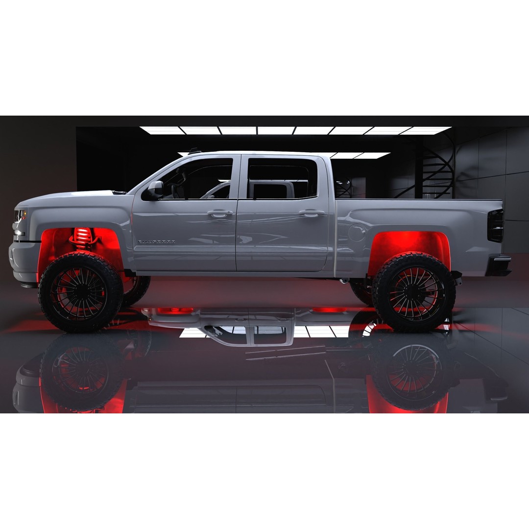 Chevrolet Silverado LT Z71 Cab 3D Model – Detailed Exterior, FBX, OBJ, Blender - View 3