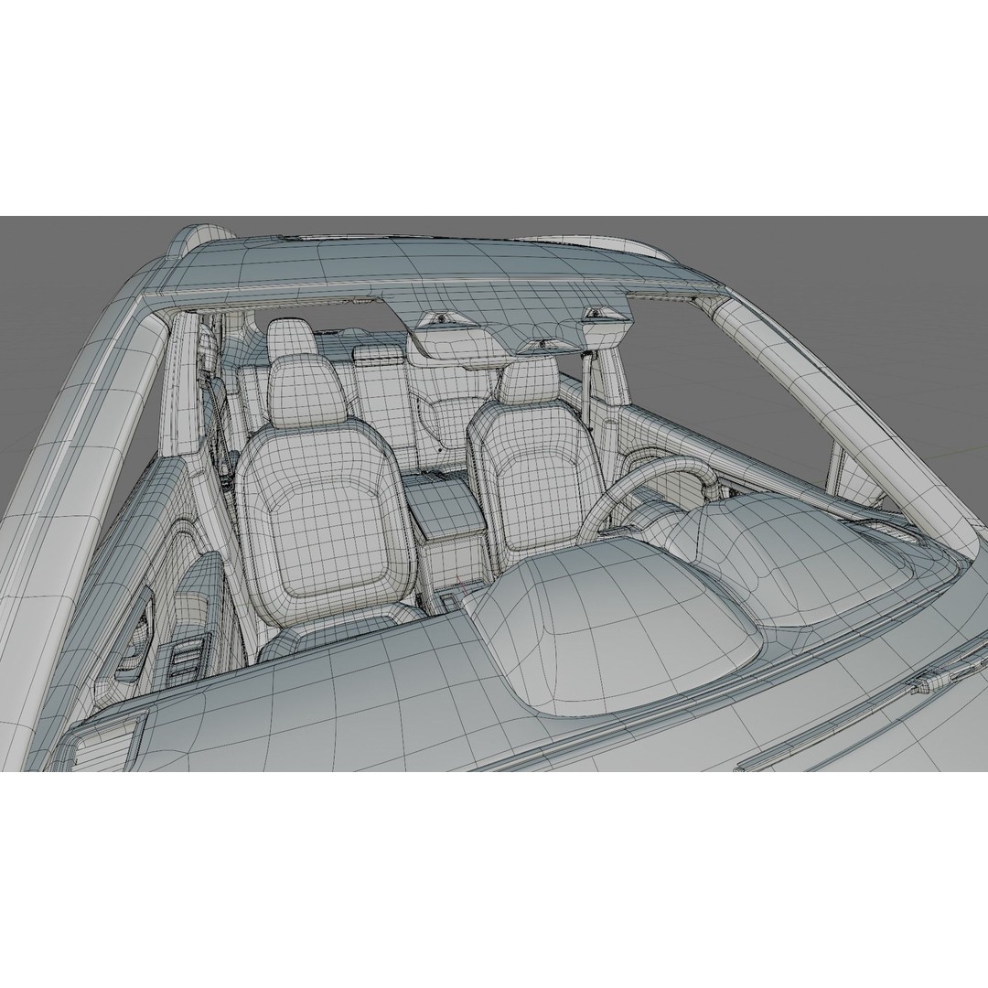Subaru Forester 3D Model – High Poly Realistic SUV with Interior