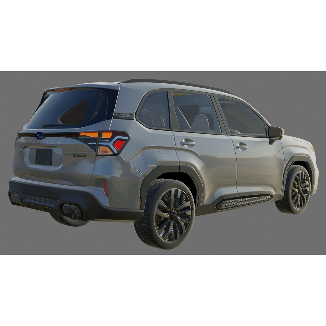 Subaru Forester 3D Model – High Poly Realistic SUV with Interior - View 23
