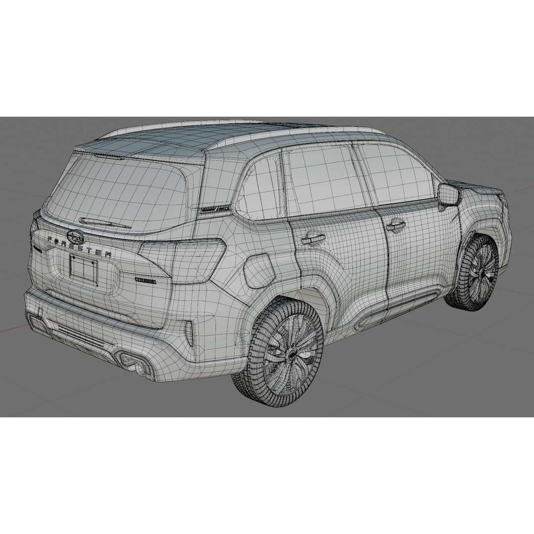 Subaru Forester 3D Model – High Poly Realistic SUV with Interior - View 31