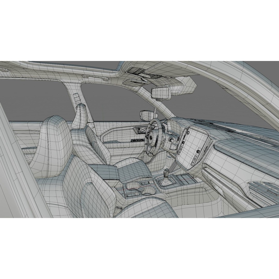 Subaru Forester 3D Model – High Poly Realistic SUV with Interior - View 34