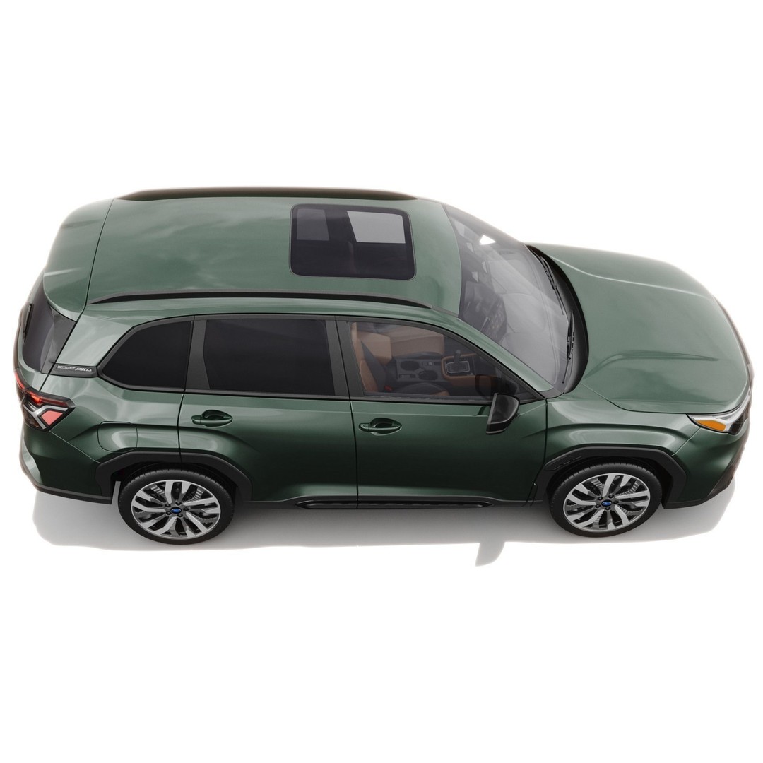 Subaru Forester 3D Model – High Poly Realistic SUV with Interior - View 9