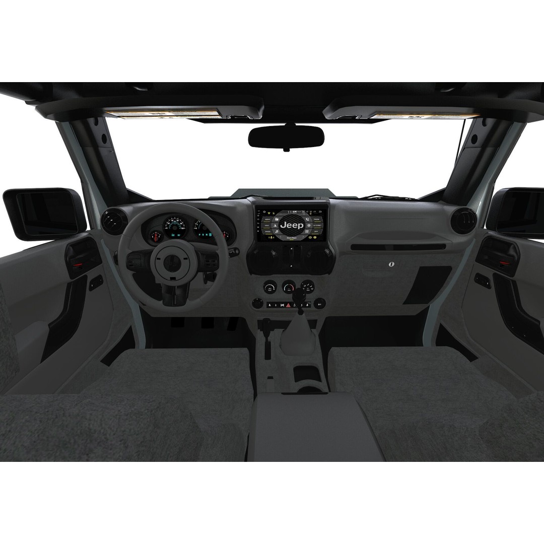 Jeep Wrangler Rubicon Fab Fours 2018 3D Model – PBR Game-Ready Asset, FBX, OBJ - View 9