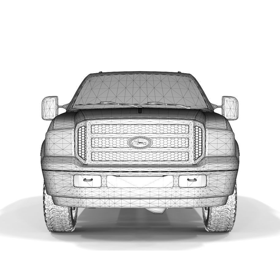 Expedition Truck 3D Model – Game-Ready Off-Road Vehicle, FBX, OBJ - View 13