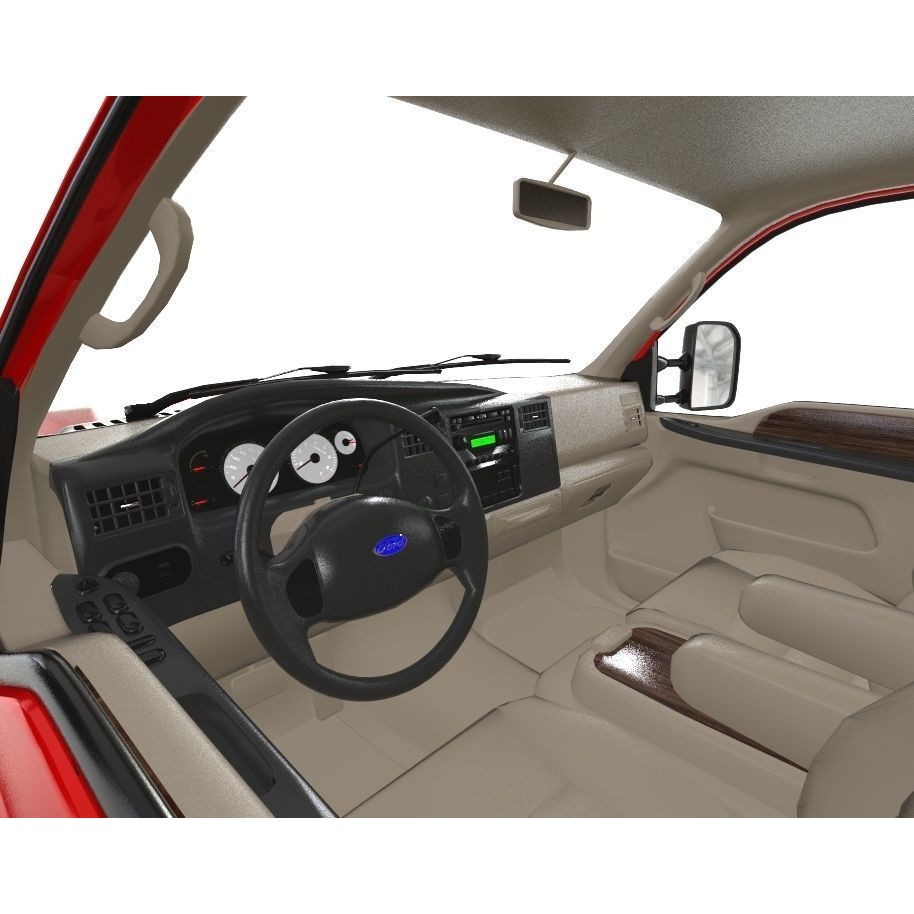 Expedition Truck 3D Model – Game-Ready Off-Road Vehicle, FBX, OBJ - View 9