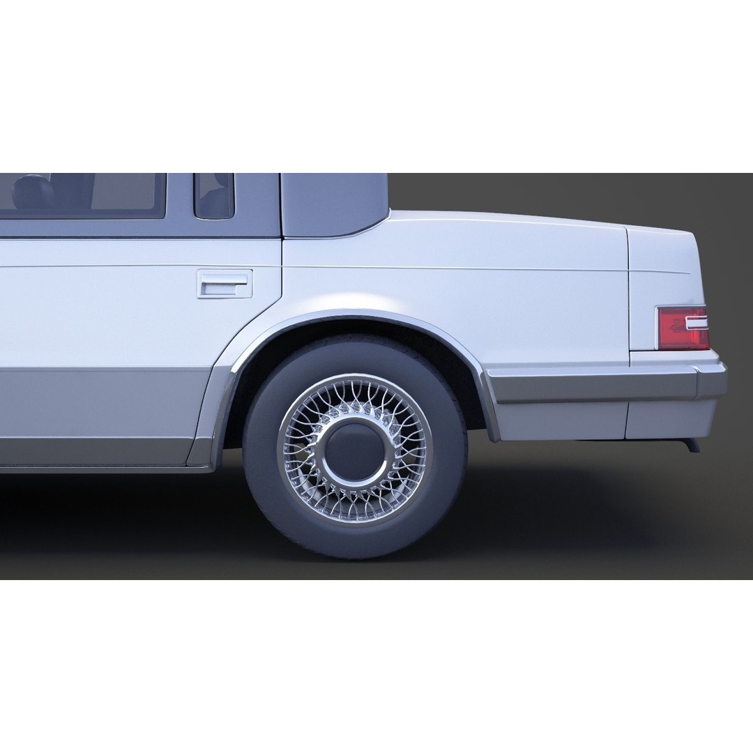 Chrysler Imperial 1989 3D Model – Classic Car, PBR Textures, FBX/OBJ - View 17