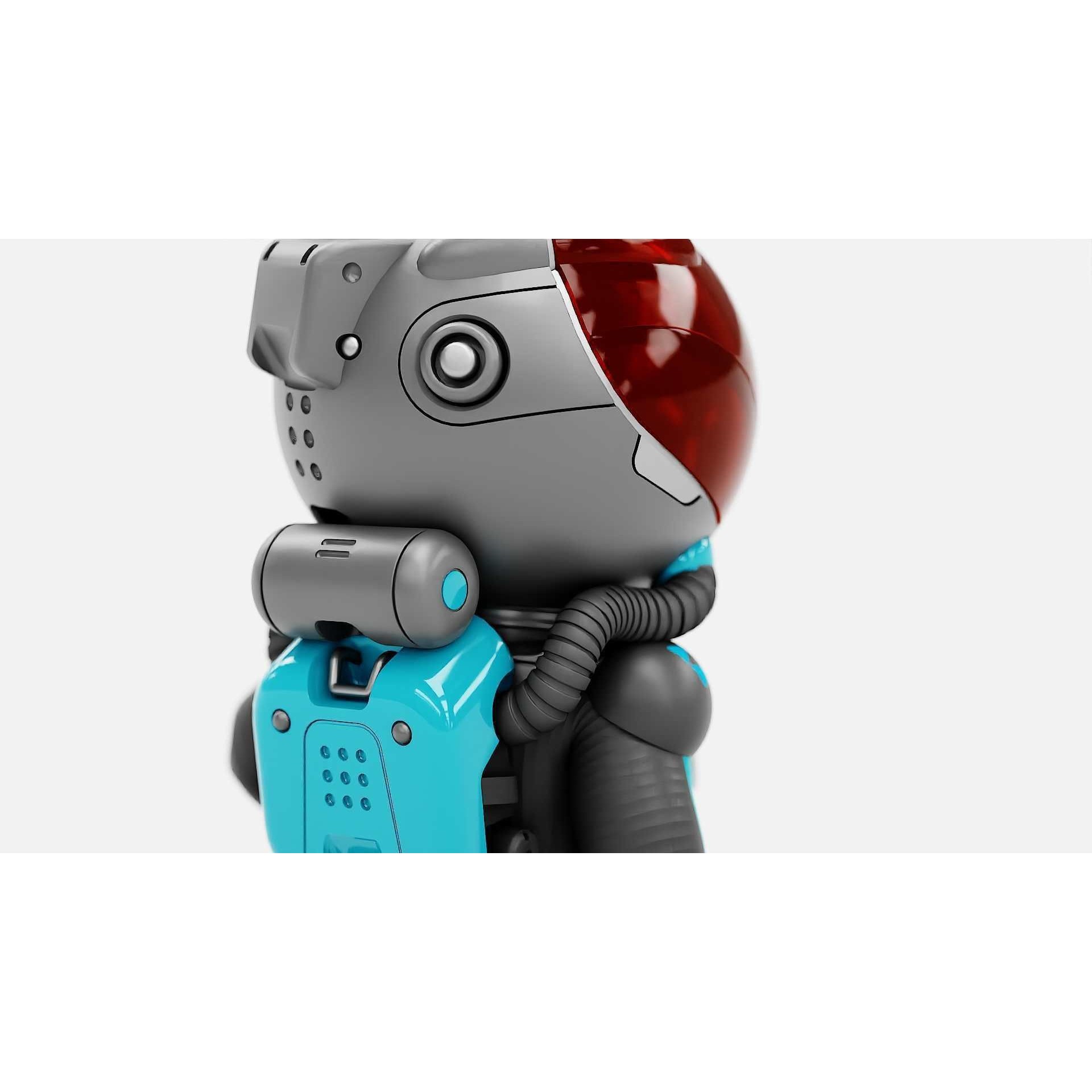 Toon Astronaut S-590 - Rigged Game-Ready 3D Model - View 20