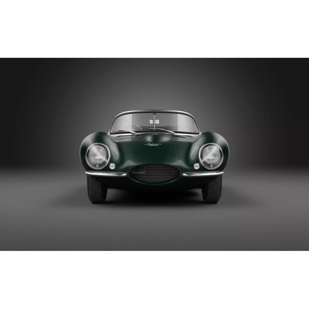 1957 Jaguar XKSS 3D Model – High Poly Antique Car, FBX & Blender - View 7