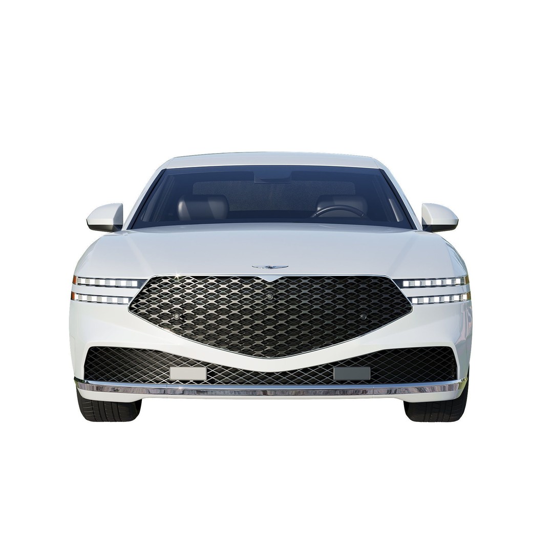 Genesis G90 2023 3D Model – Luxury Sedan with PBR Textures, FBX - View 5