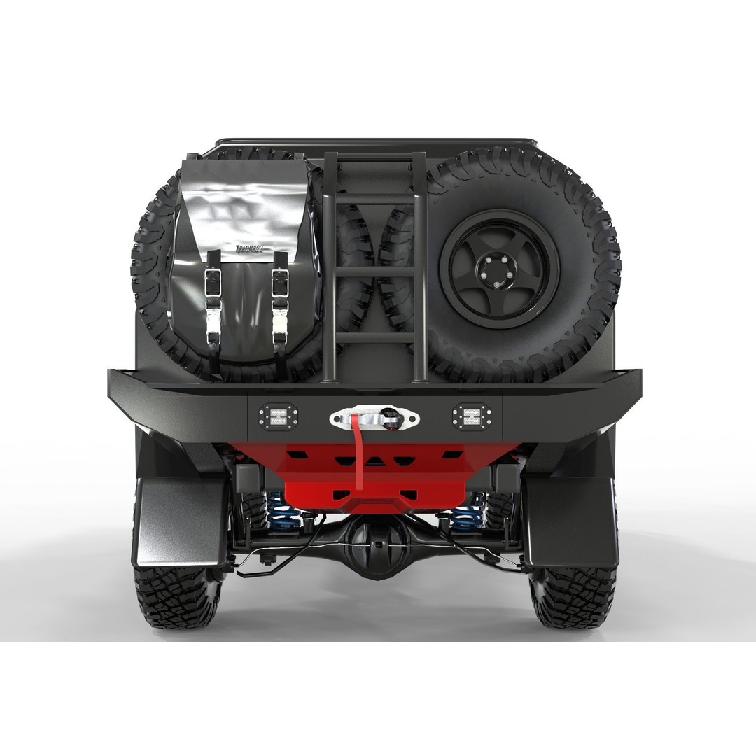 Toyota Land Cruiser S100 3D Model – High Poly Game Asset, FBX, OBJ, Blender - View 6