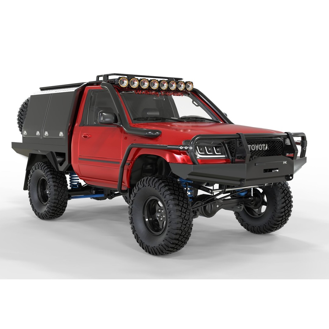Toyota Land Cruiser S100 3D Model – High Poly Game Asset, FBX, OBJ, Blender - View 8